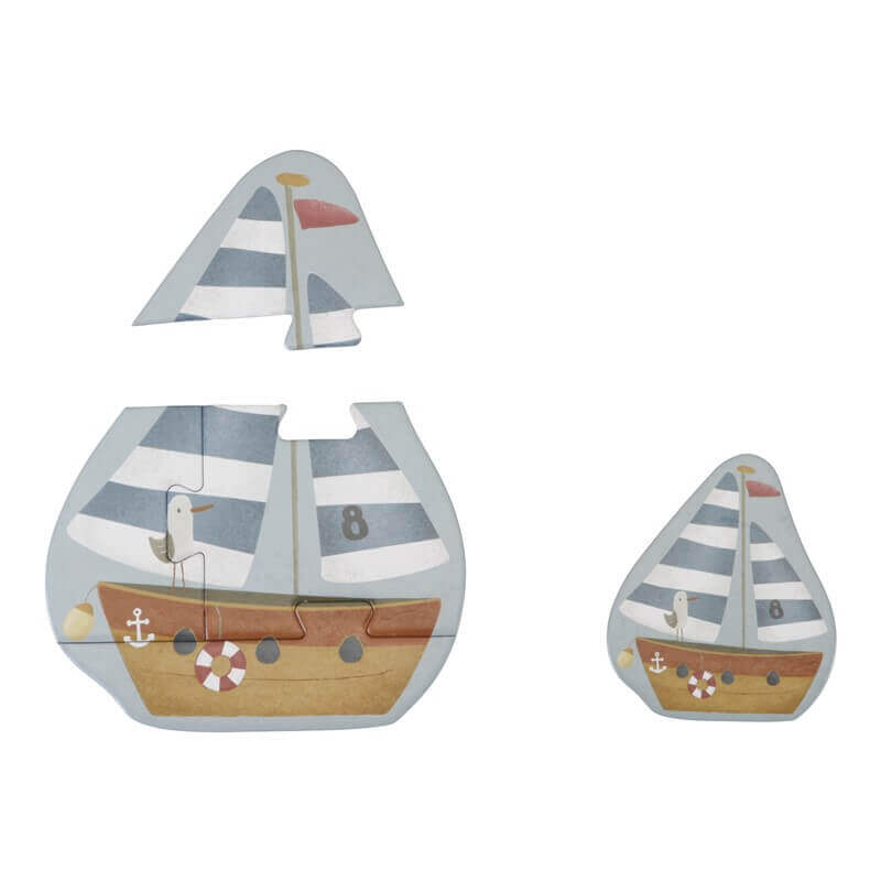 Puzzle 6 en 1 Sailor Bay personalizado - regalo bebé | Mi Luna Lunera