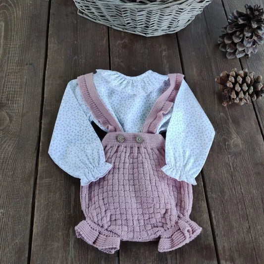 Ranita Tirantes + Blusa Conejitos personalizado - regalo bebé | Mi Luna Lunera