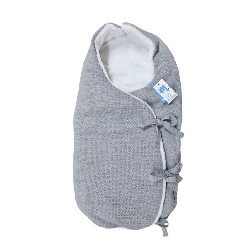 Saco Arrullo Gris personalizado - regalo bebé | Mi Luna Lunera