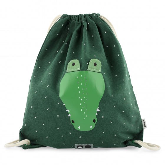 Saco Tela Cocodrilo personalizado - regalo bebé | Mi Luna Lunera