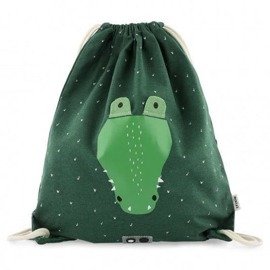 Saco Tela Cocodrilo personalizado - regalo bebé | Mi Luna Lunera