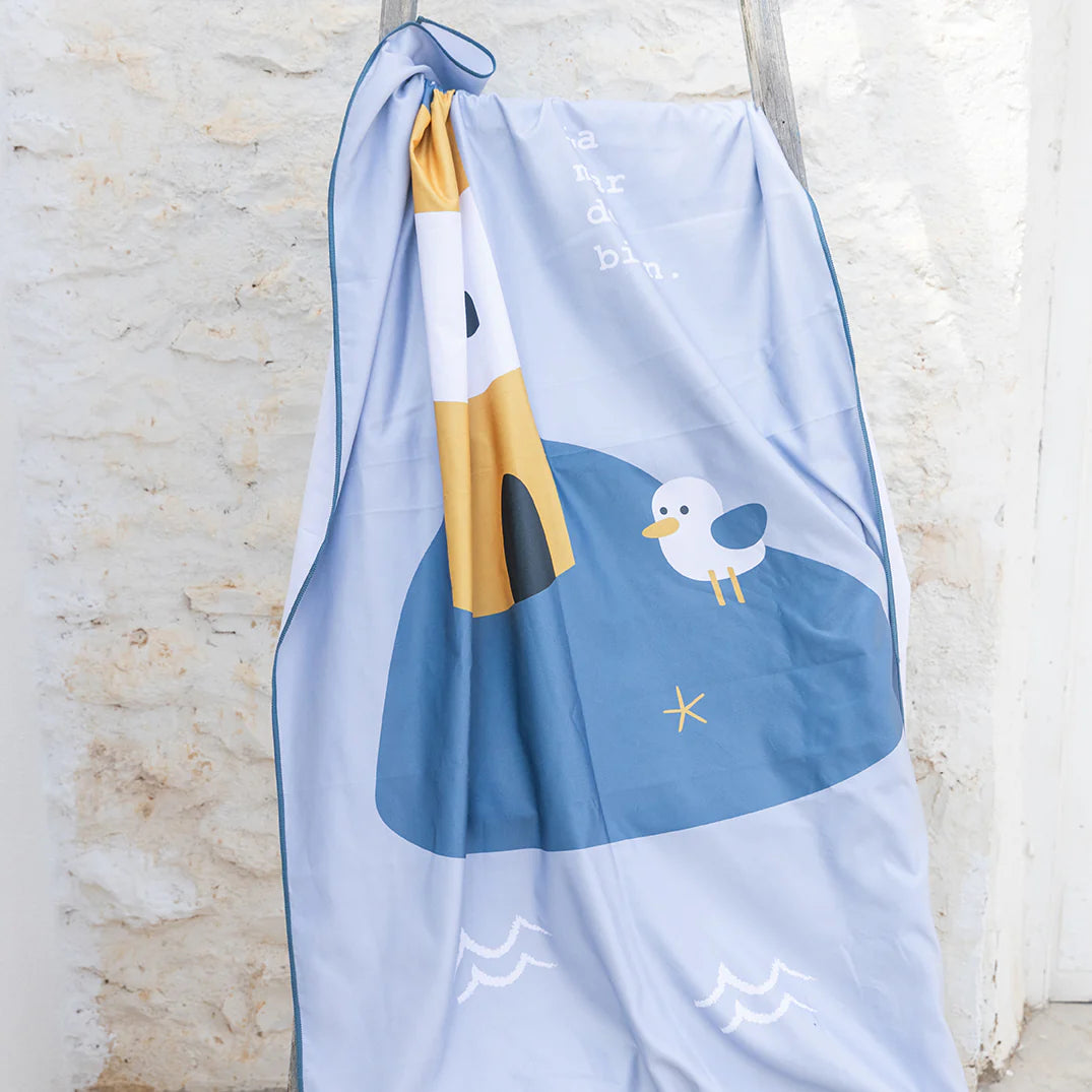 Toalla microfibra Navy Hugs 80 x 140 cm