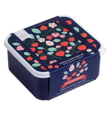 Set 4 Tuppers Strawberries Personalizable personalizado - regalo bebé | Mi Luna Lunera