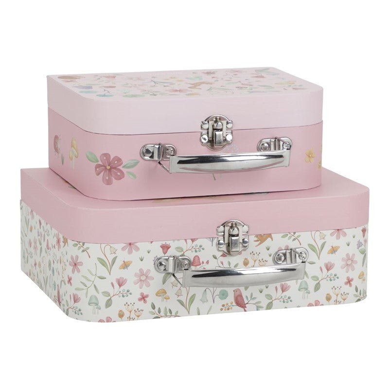 Set de 2 Maletas Fairy Garden - Little Dutch personalizado - regalo bebé | Mi Luna Lunera