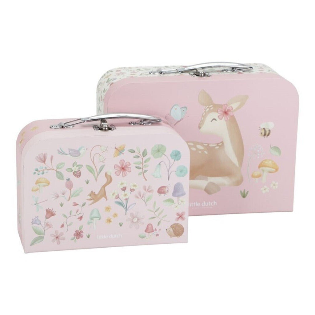 Set de 2 Maletas Fairy Garden - Little Dutch personalizado - regalo bebé | Mi Luna Lunera