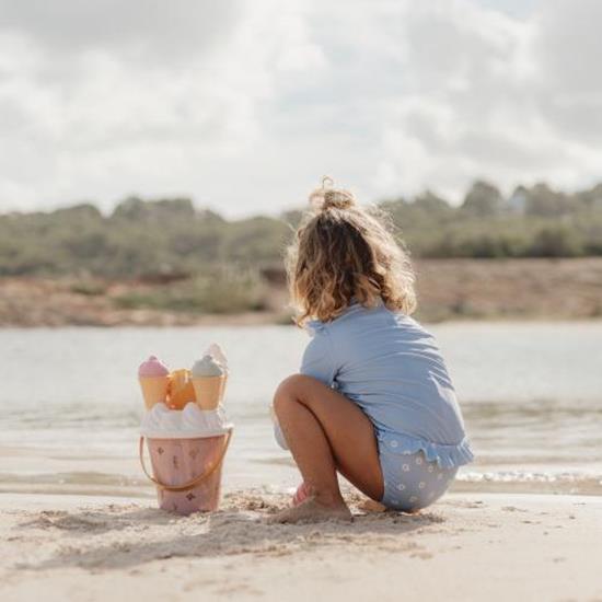 Set Playa Helados Ocean Rosa personalizado - regalo bebé | Mi Luna Lunera