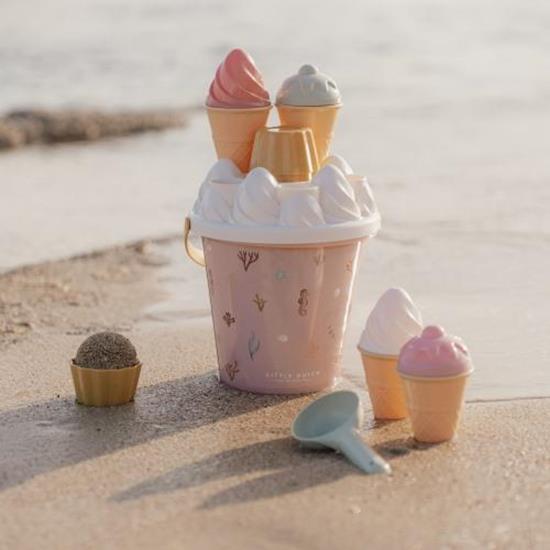 Set Playa Helados Ocean Rosa personalizado - regalo bebé | Mi Luna Lunera