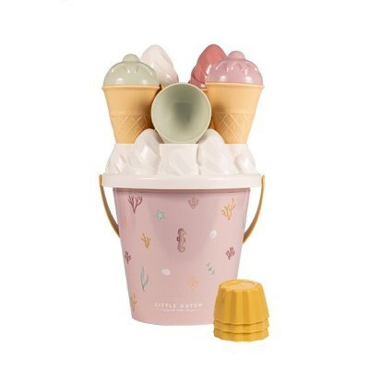 Set Playa Helados Ocean Rosa personalizado - regalo bebé | Mi Luna Lunera