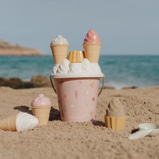 Set Playa Helados Ocean Rosa personalizado - regalo bebé | Mi Luna Lunera