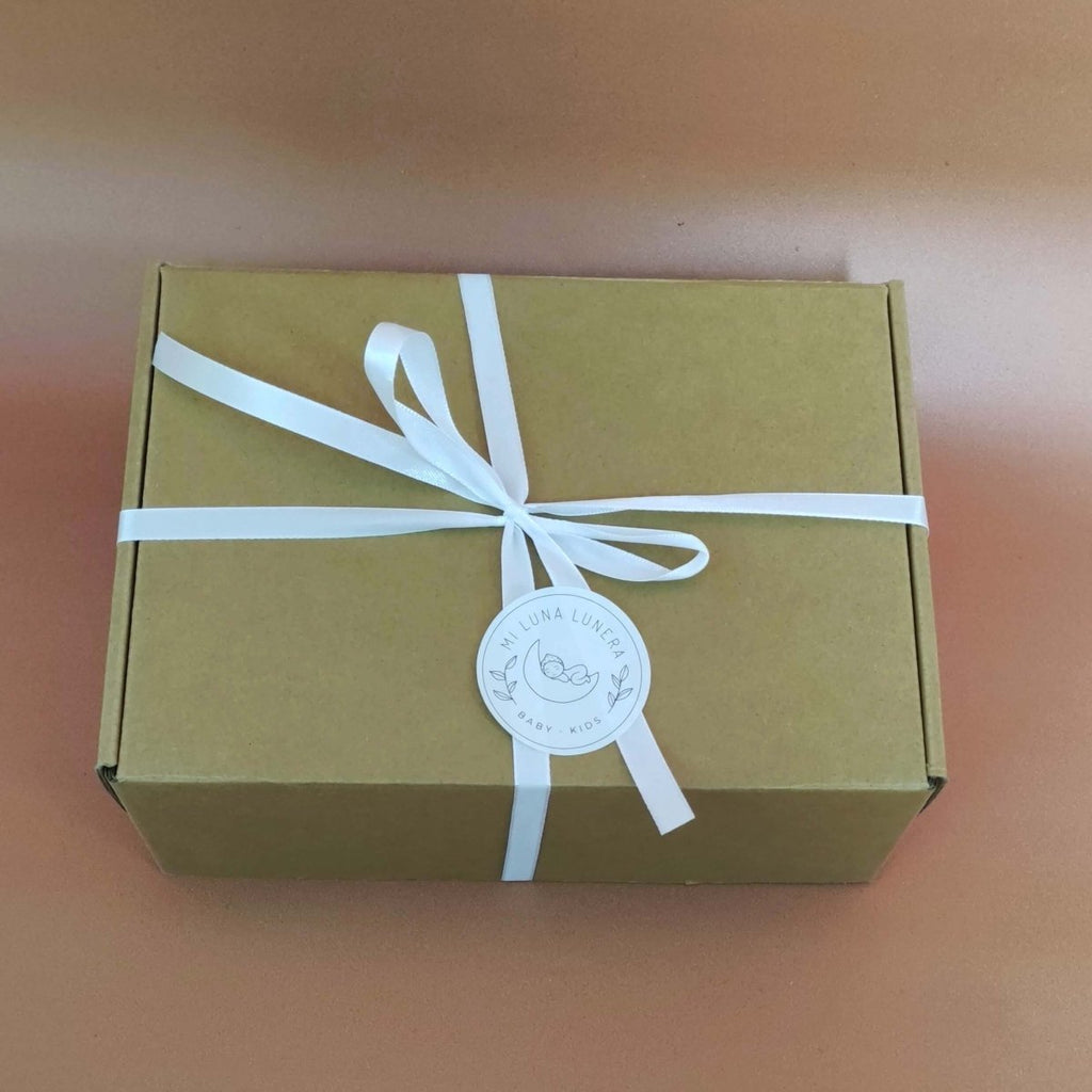 Set Regalo Premium Verde personalizado - regalo bebé | Mi Luna Lunera