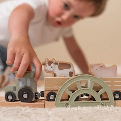 Sistema Tren Pequeña Granja personalizado - regalo bebé | Mi Luna Lunera