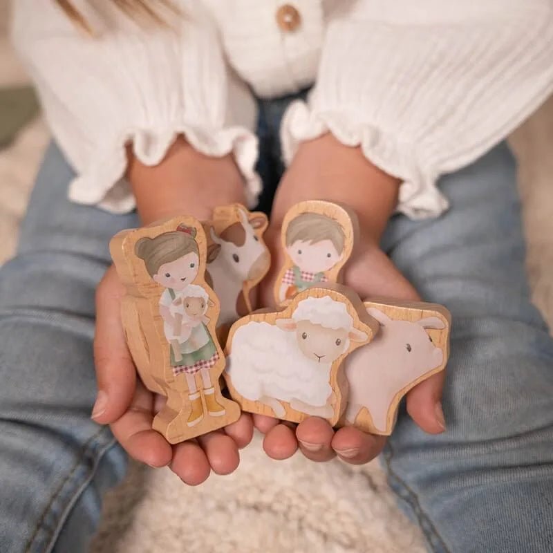 Sistema Tren Pequeña Granja personalizado - regalo bebé | Mi Luna Lunera