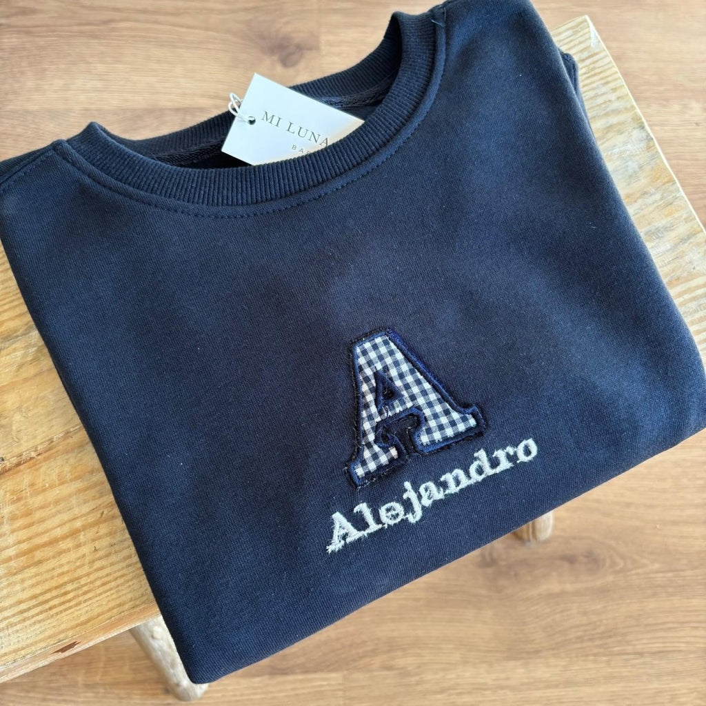 Sudadera Bordada Personalizada personalizado - regalo bebé | Mi Luna Lunera