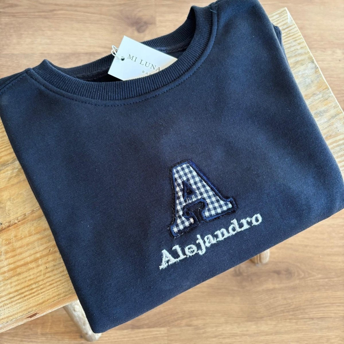 Sudadera Bordada Personalizada personalizado - regalo bebé | Mi Luna Lunera