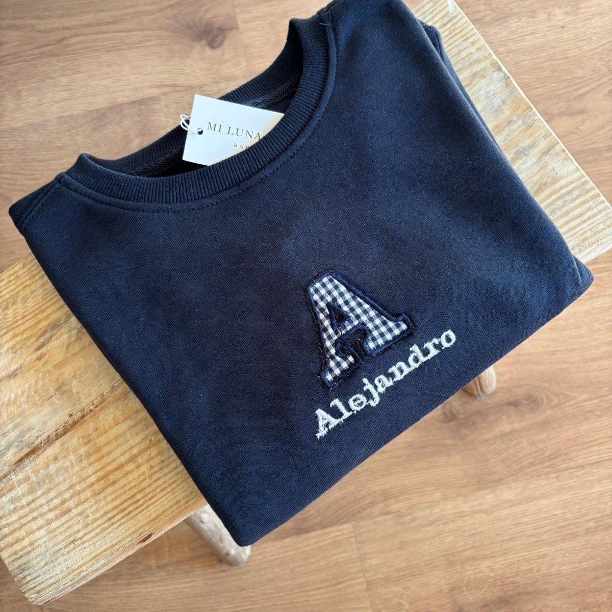 Sudadera Bordada Personalizada personalizado - regalo bebé | Mi Luna Lunera