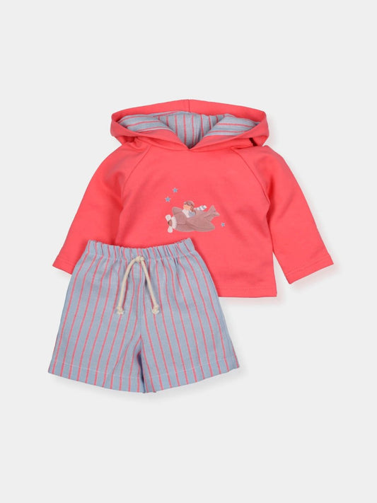 Sudadera Capucha y Pantalón Corto personalizado - regalo bebé | Mi Luna Lunera