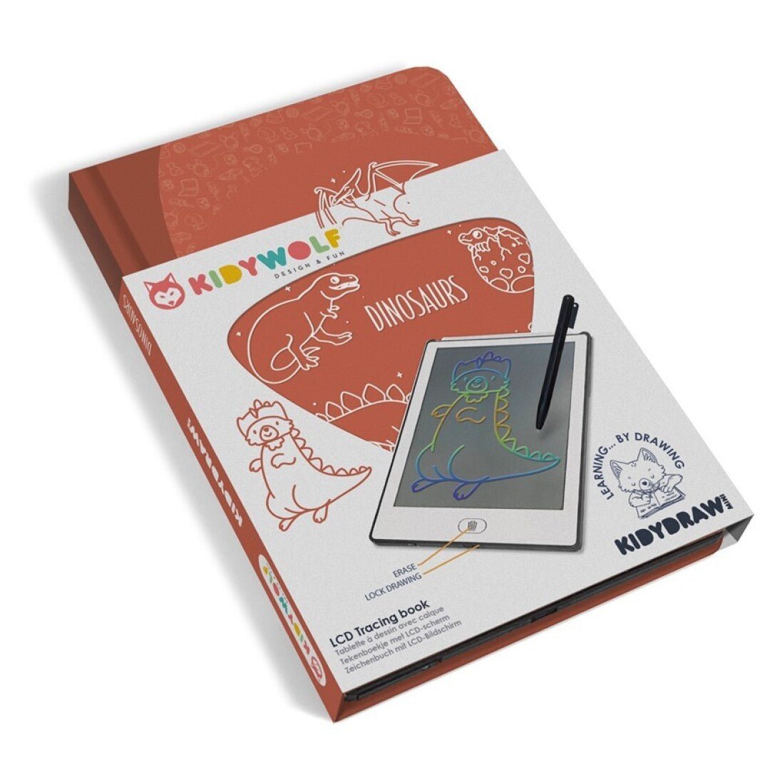 Tableta Portátil Dibujo DINOS KIDYDRAW MINI personalizado - regalo bebé | Mi Luna Lunera