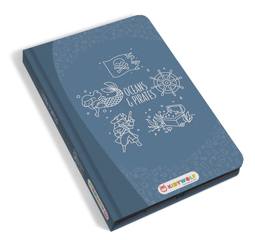 Tableta Portátil Dibujo PIRATAS KIDYDRAW MINI personalizado - regalo bebé | Mi Luna Lunera