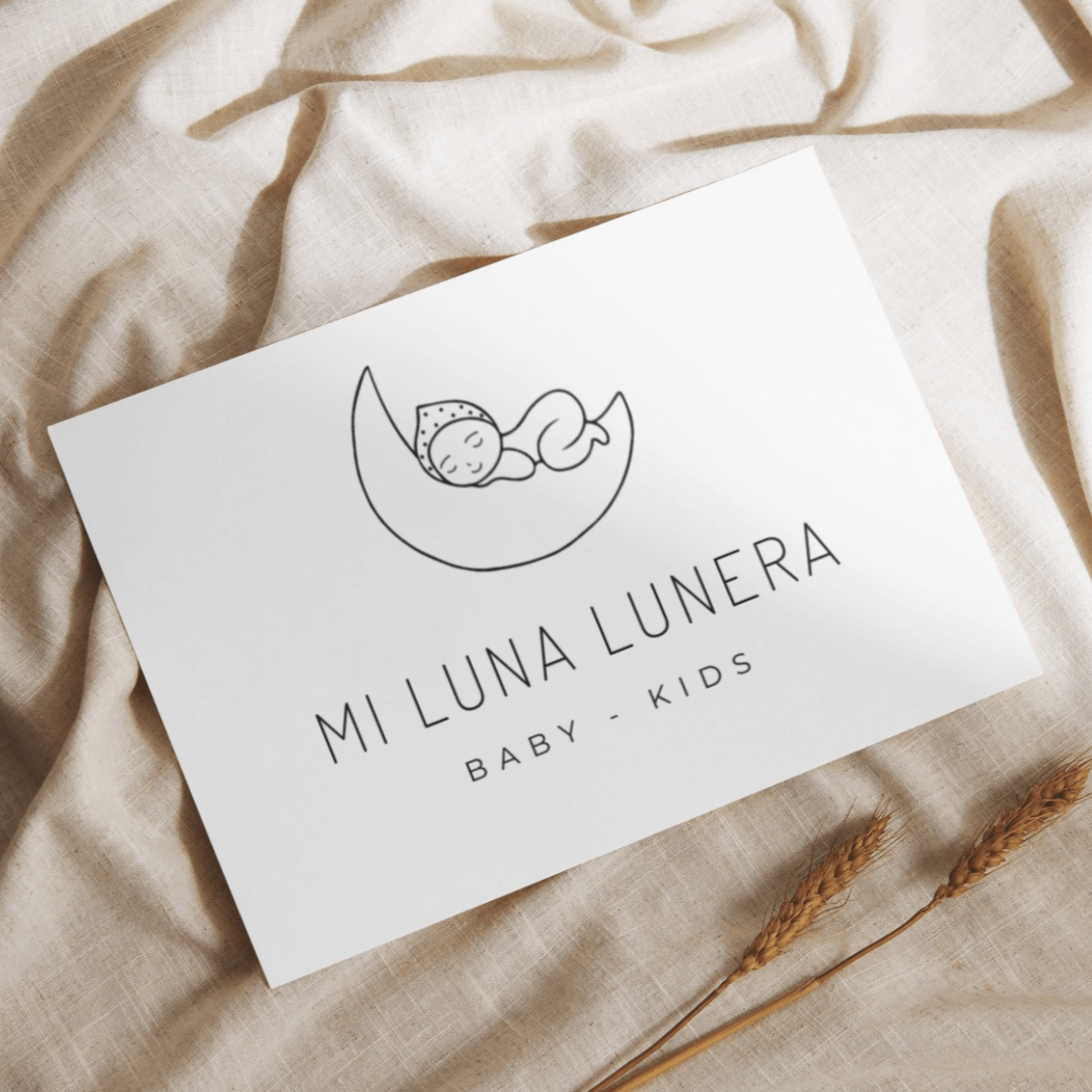 Tarjeta Regalo MLL personalizado - regalo bebé | Mi Luna Lunera