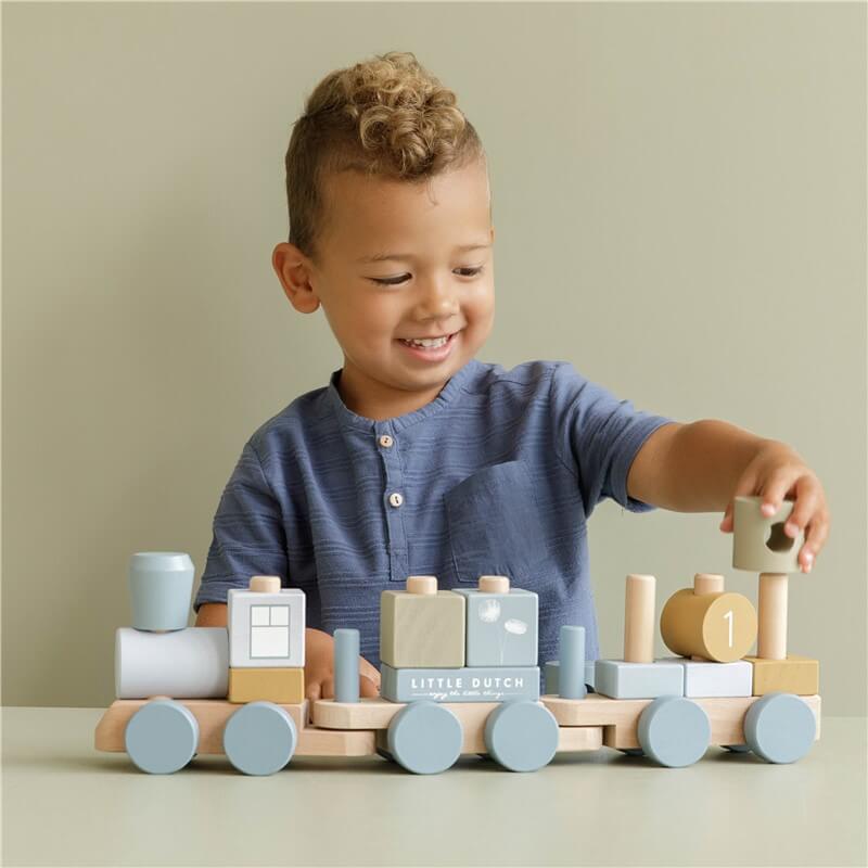 Tren Ocean Azul personalizado - regalo bebé | Mi Luna Lunera