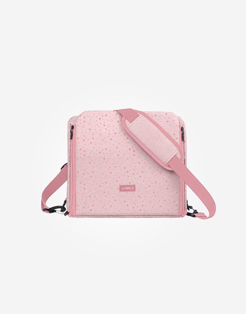 Trona Portable Galaxy Rosa personalizado - regalo bebé | Mi Luna Lunera